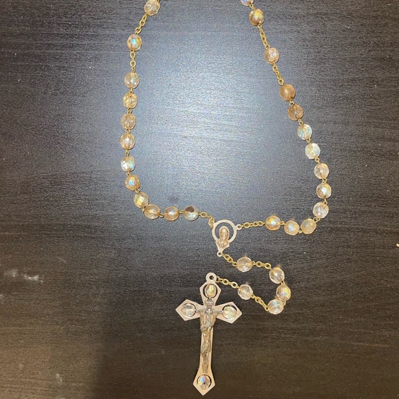 Beaded Clear Rosary Beads ๐ค - Picture 5 of 13